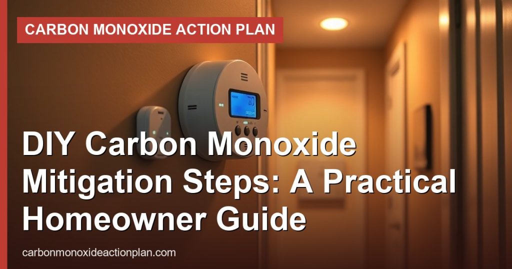DIY Carbon Monoxide Mitigation Steps: A Practical Homeowner Guide