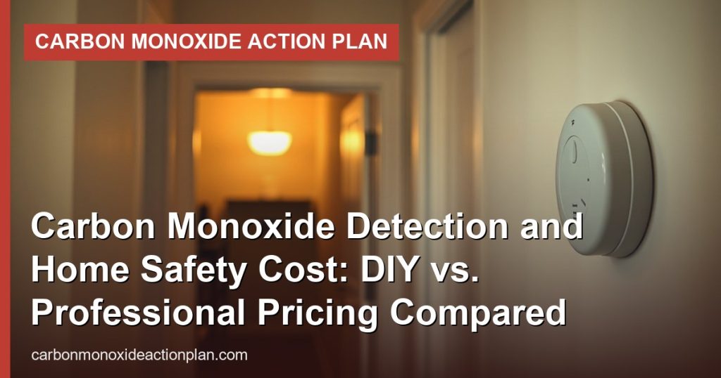 Carbon Monoxide Detection and Home Safety Cost: DIY vs. Professional Pricing Compared