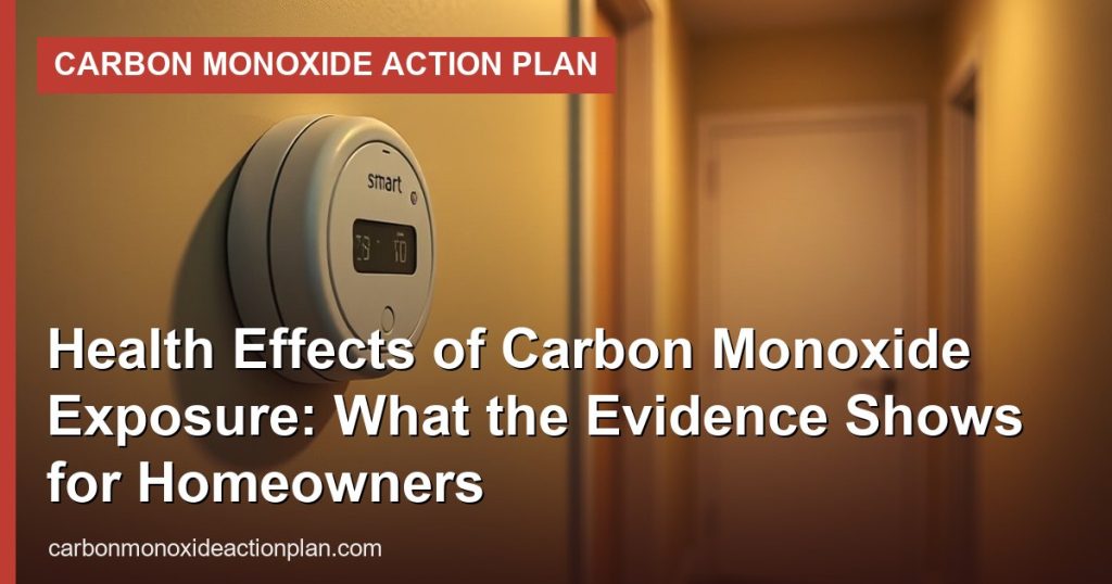 Health Effects of Carbon Monoxide Exposure: What the Evidence Shows for Homeowners