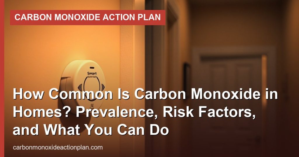 How Common Is Carbon Monoxide in Homes? Prevalence, Risk Factors, and What You Can Do
