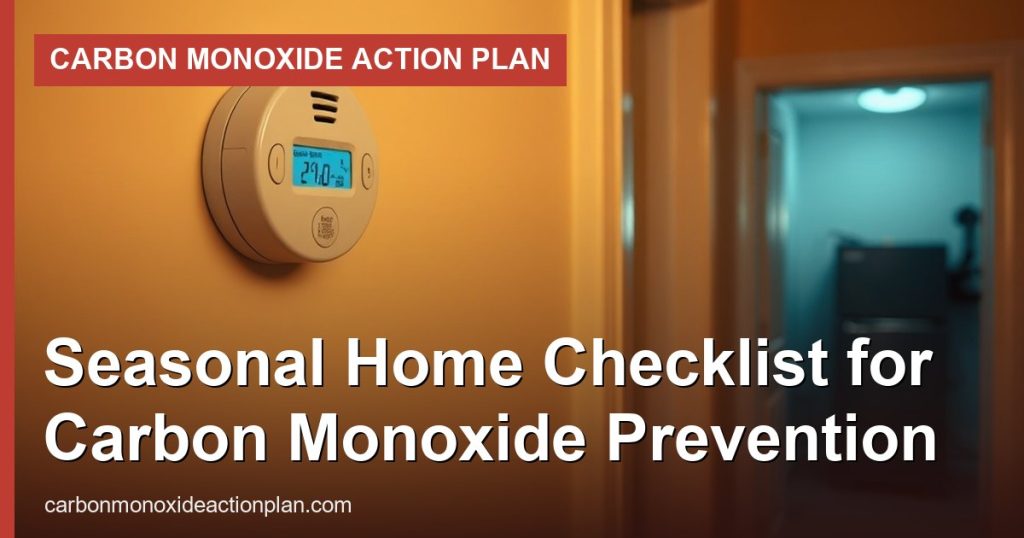 Seasonal Home Checklist for Carbon Monoxide Prevention