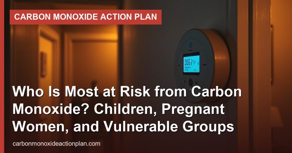 Who Is Most at Risk from Carbon Monoxide? Children, Pregnant Women, and Vulnerable Groups
