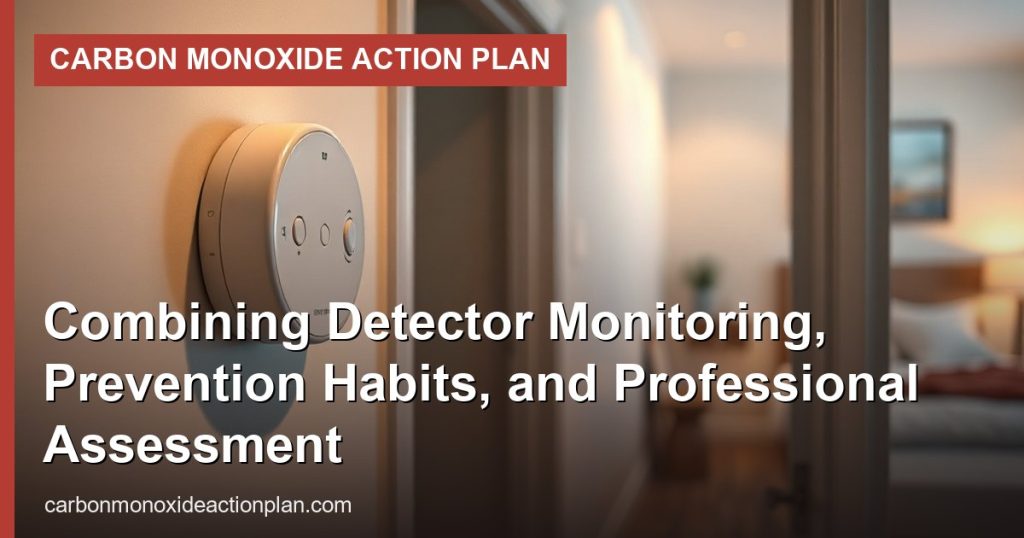 Combining Detector Monitoring, Prevention Habits, and Professional Assessment - Carbon Monoxide Action Plan