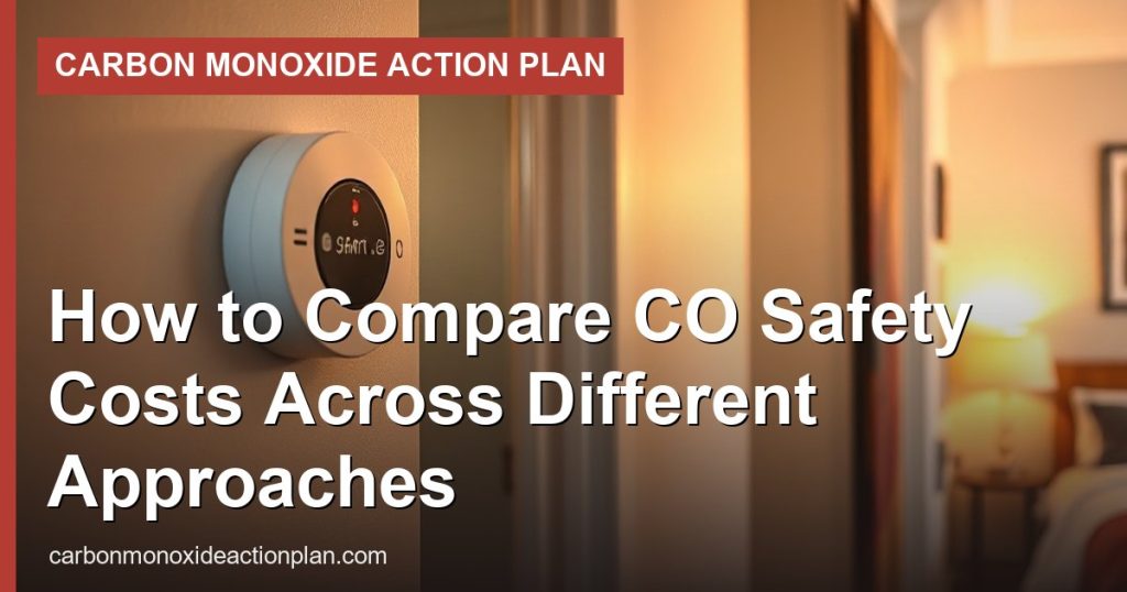 How to Compare CO Safety Costs Across Different Approaches - Carbon Monoxide Action Plan