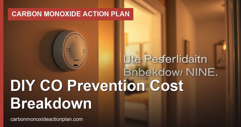 DIY CO Prevention Cost Breakdown - Carbon Monoxide Action Plan