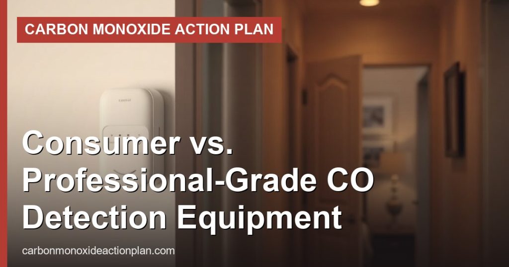 Consumer vs. Professional-Grade CO Detection Equipment - Carbon Monoxide Action Plan