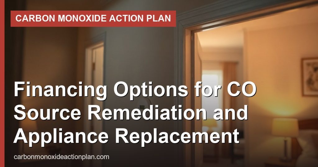 Financing Options for CO Source Remediation and Appliance Replacement - Carbon Monoxide Action Plan