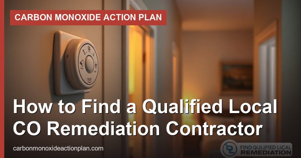 How to Find a Qualified Local CO Remediation Contractor - Carbon Monoxide Action Plan