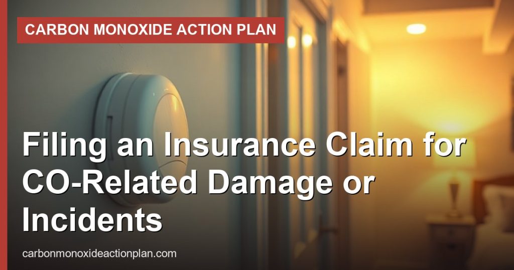 Filing an Insurance Claim for CO-Related Damage or Incidents - Carbon Monoxide Action Plan