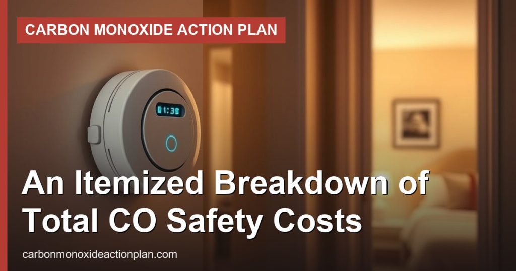 An Itemized Breakdown of Total CO Safety Costs - Carbon Monoxide Action Plan