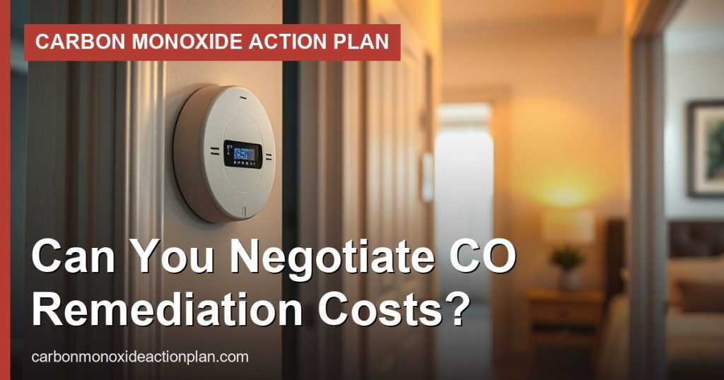 Can You Negotiate CO Remediation Costs? - Carbon Monoxide Action Plan