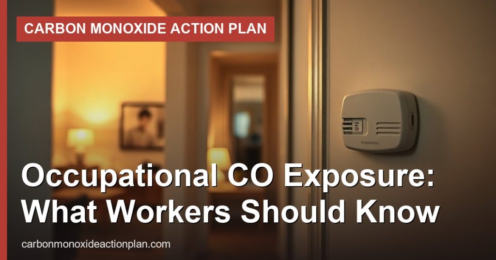 Occupational CO Exposure: What Workers Should Know - Carbon Monoxide Action Plan