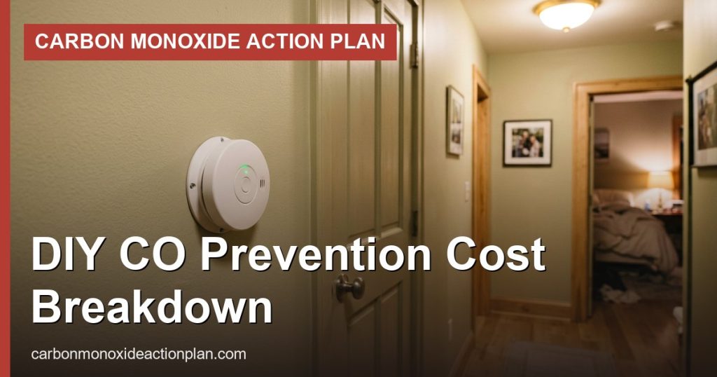 DIY CO Prevention Cost Breakdown - Carbon Monoxide Action Plan