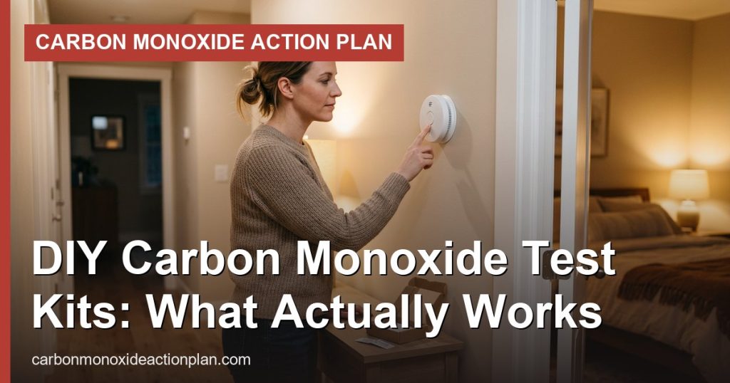 DIY Carbon Monoxide Test Kits: What Actually Works - Carbon Monoxide Action Plan